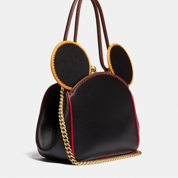 Coach Disney Mickey Mouse X Kieth Haring Kisslock Bag - Picture 3 of 12